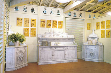 shabby chic kuhinja